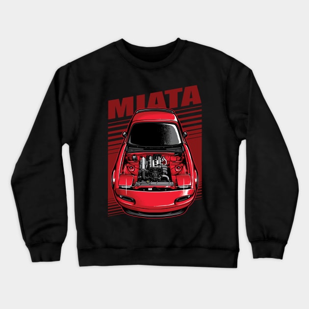 Mazda MX-5 Crewneck Sweatshirt by JDMAPEX